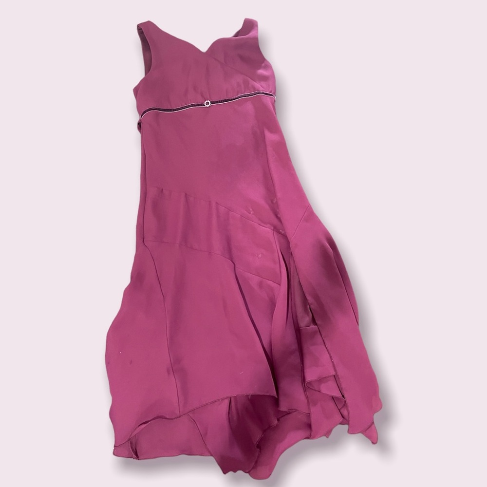 Hot pink dress for teens